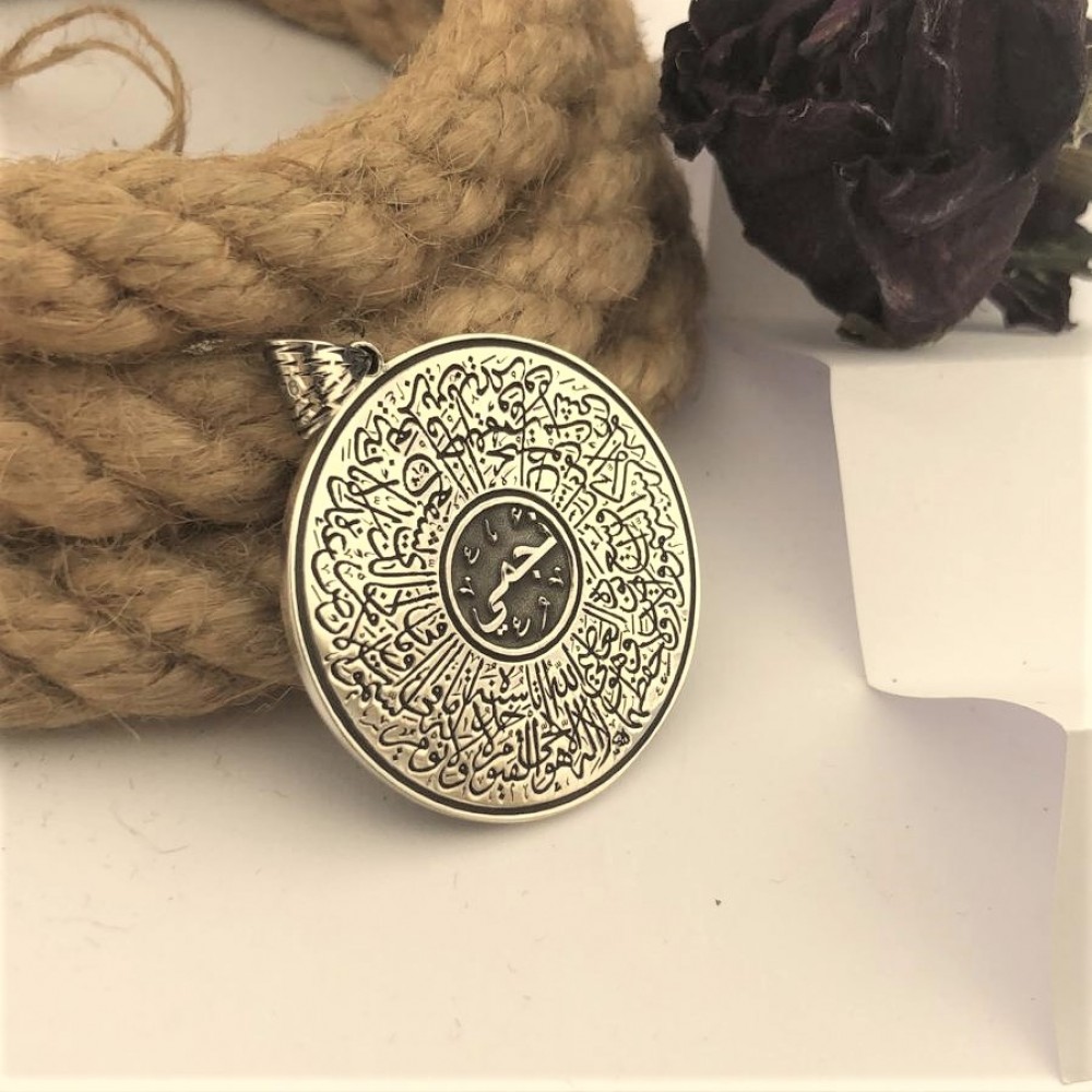 İsme Özel Çift Yönlü Gümüş Madalyon Kolye MY101862 14499 Thumb