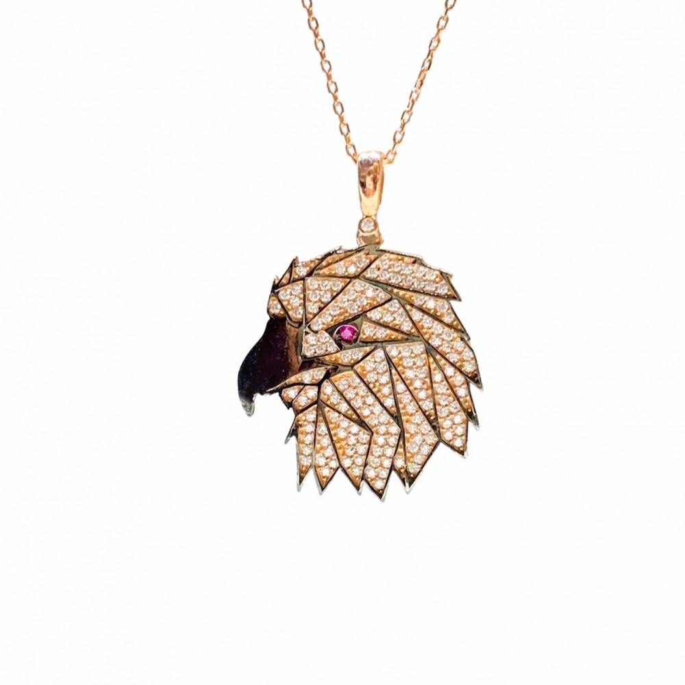 Kartal Figür Gümüş Kolye MY102335 17187 Thumb