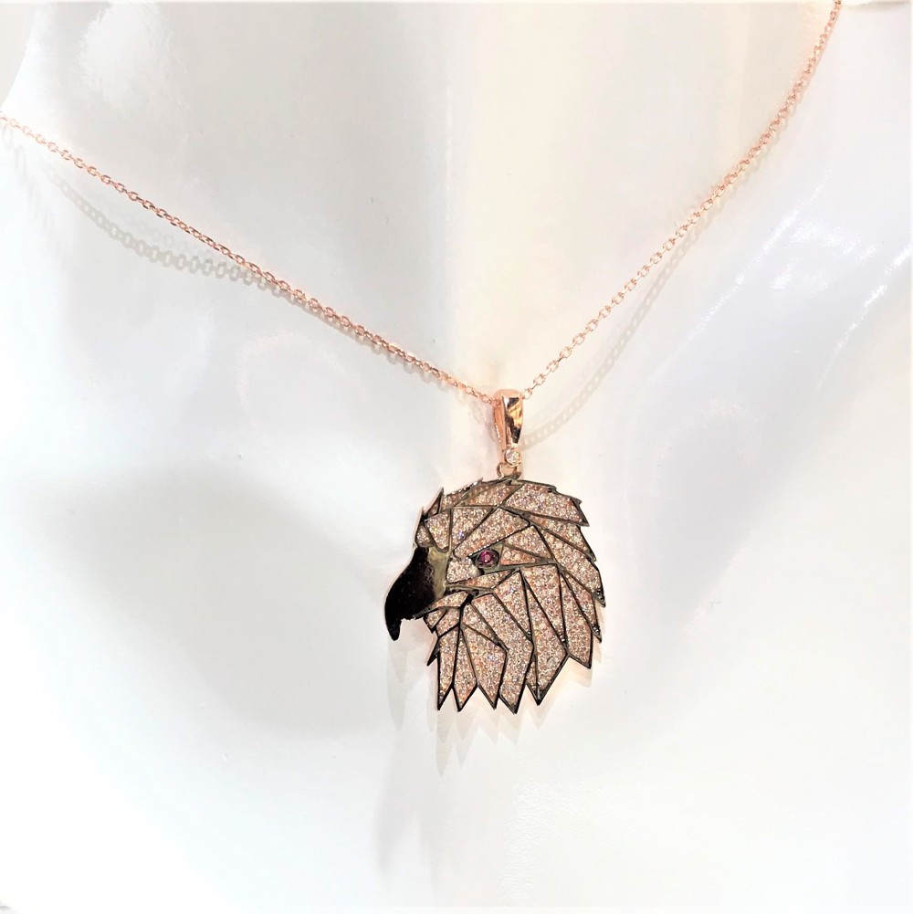 Kartal Figür Gümüş Kolye MY102335 13900 Thumb