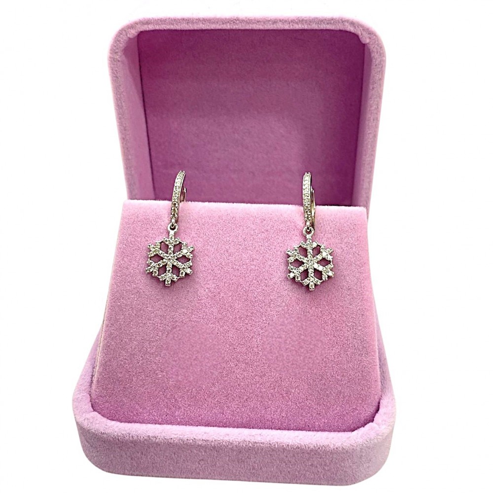 Kartanesi Sallantılı Halka Gümüş Küpe MY102093 18232 Thumb