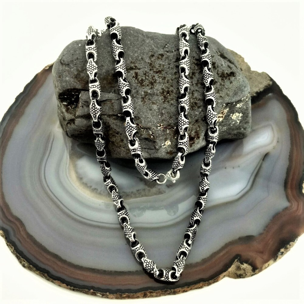 Otantik Erkek Gümüş Zincir MY102537 16503 Thumb