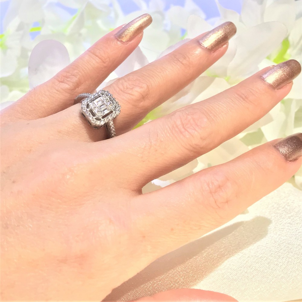 Pırlanta Montür Baget Taşlı Gümüş Yüzük MY102433 14928 Thumb