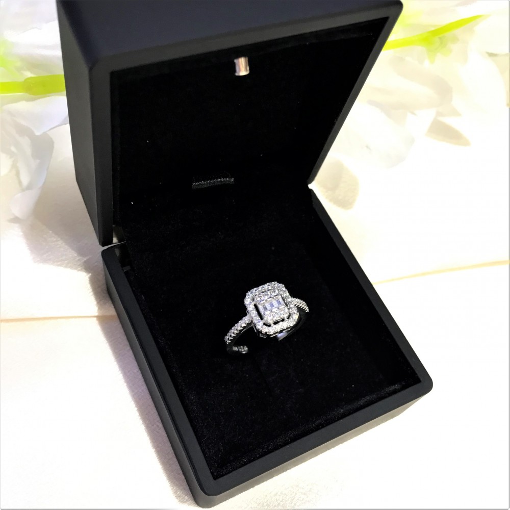 Pırlanta Montür Baget Taşlı Gümüş Yüzük MY102433 14927 Thumb