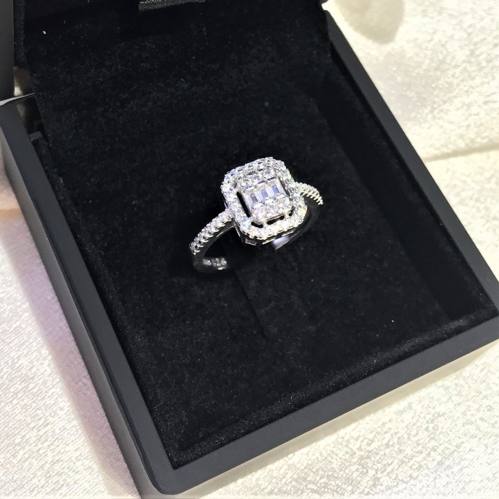 Pırlanta Montür Baget Taşlı Gümüş Yüzük MY102433 14926 Thumb