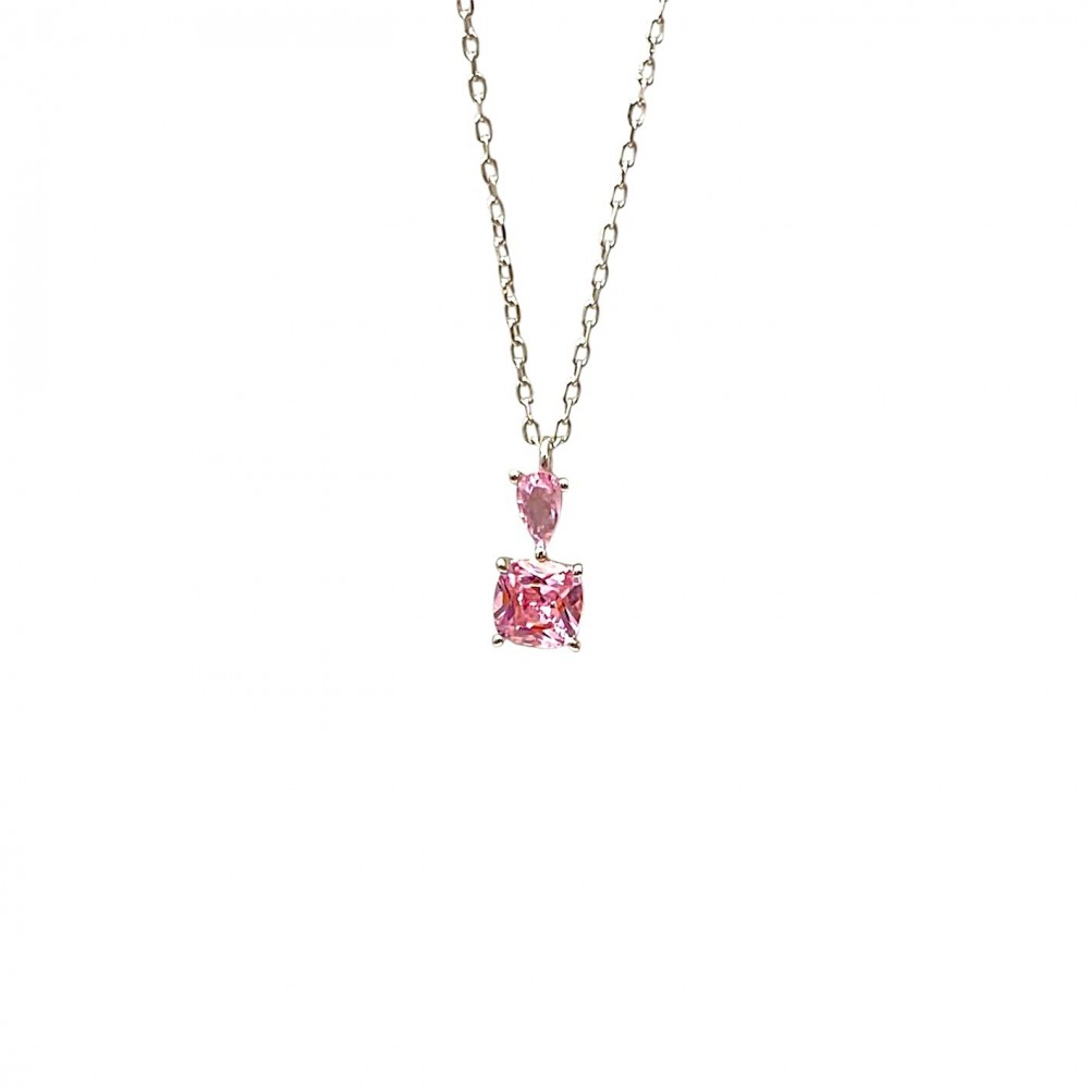 Renkler Zirkon Gümüş Kolye MY102630 18289 Thumb