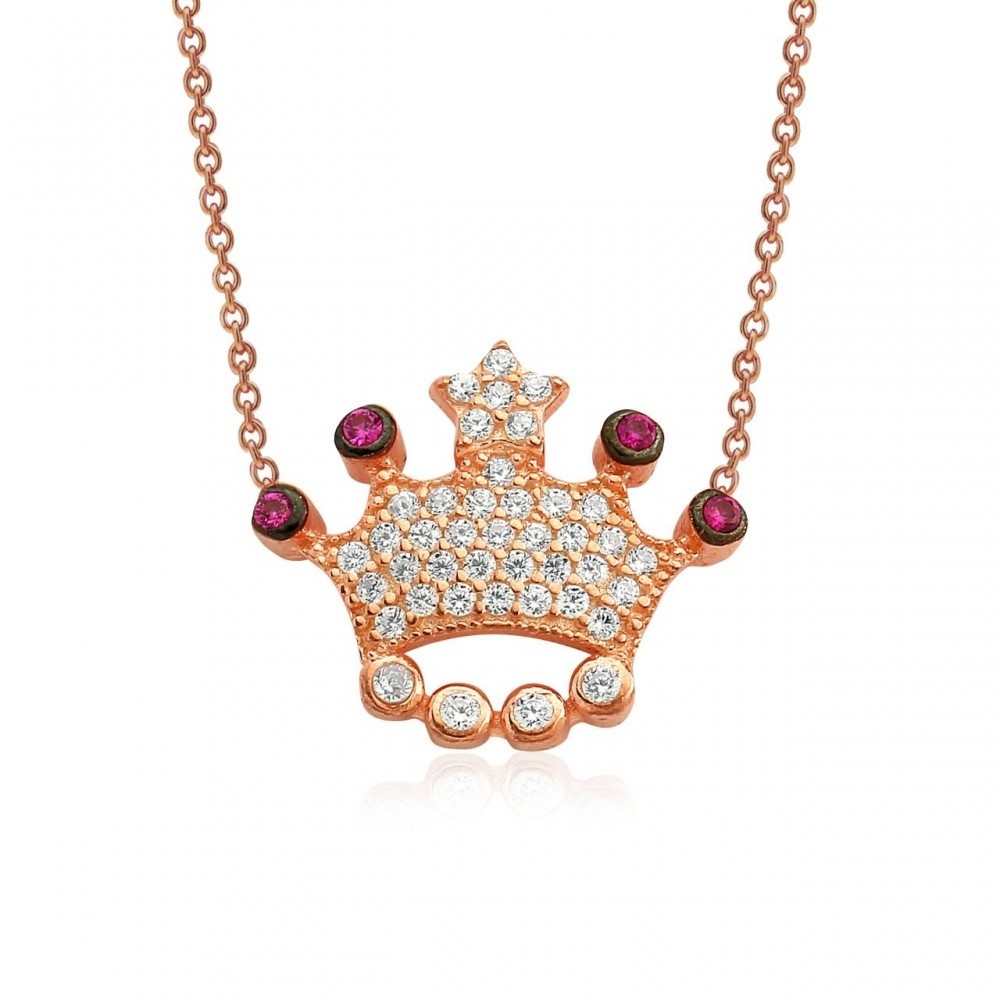 Taç Gümüş Kolye MY0201032 16628 Thumb